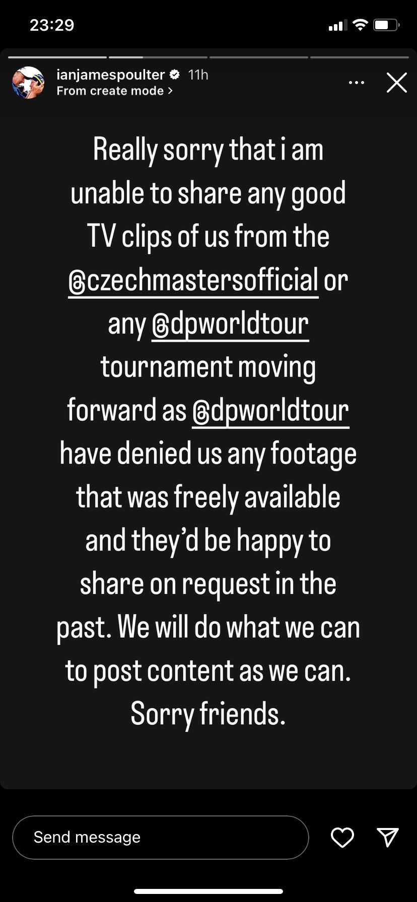 Ian Poulter rages at DP World Tour: 